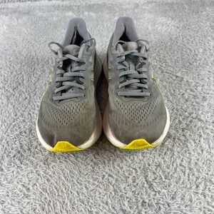 ASICS GT 2000 10 Men Running Shoe Gray Yellow Lace Up Athletic Sneakers Size 9.5